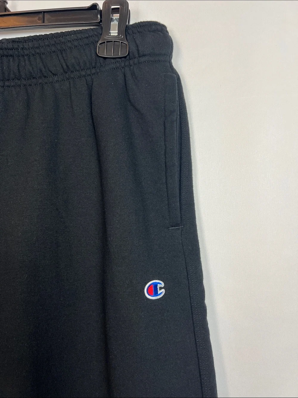Champion Black Fleece Sweatpants- Size M